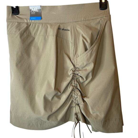 COLUMBIA the Anytime Casual Skort in Safari Women's Size XXL - Picture 8 of 16